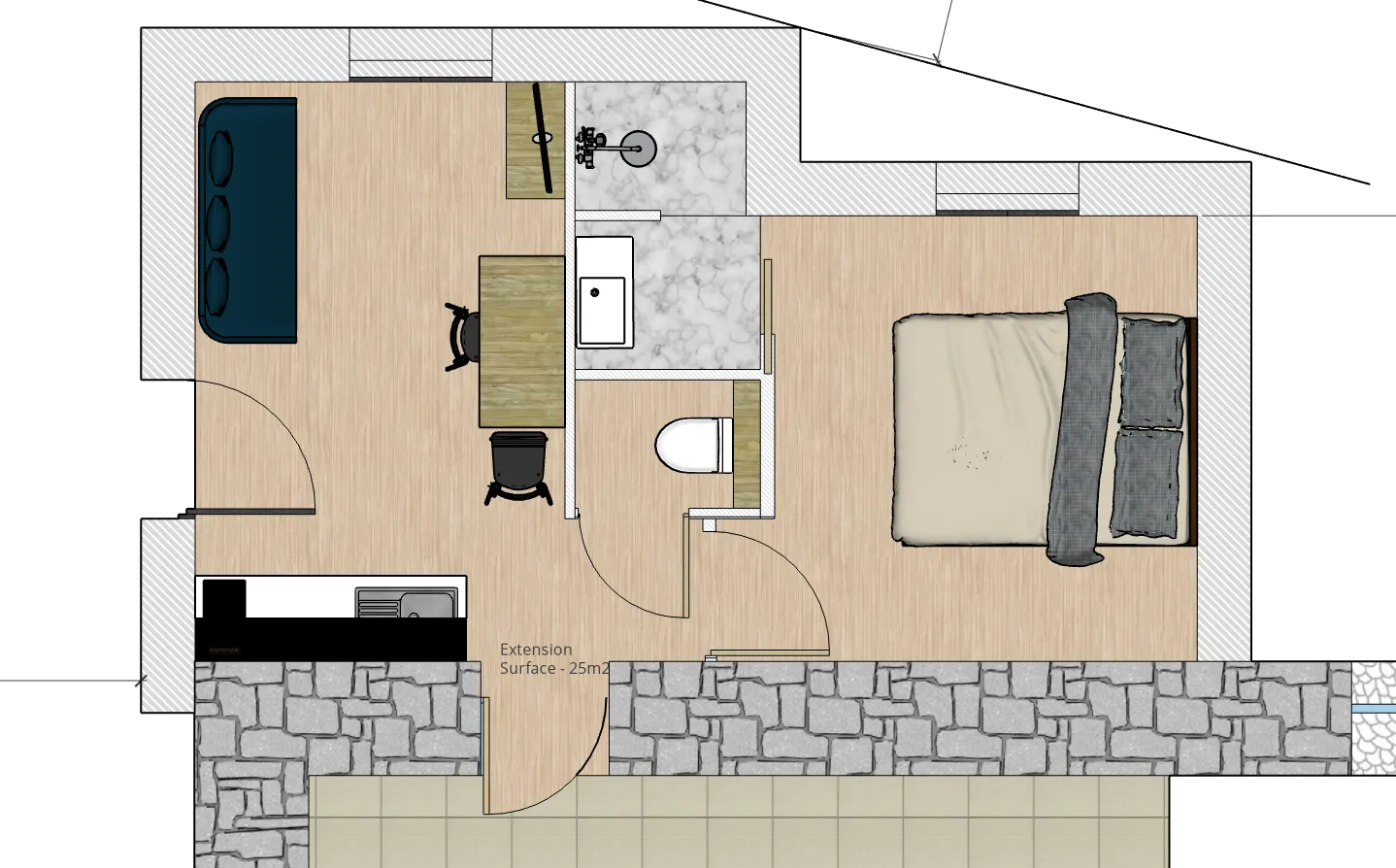 optimiser-un-appartement-plan-conception